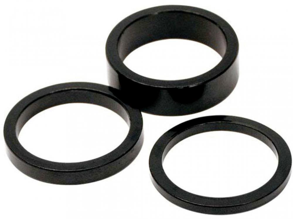 Longus Spacer 3 mm - Aluminium-Distanzring für 1 1/8" Gabelschaft, präziser Längenausgleich
