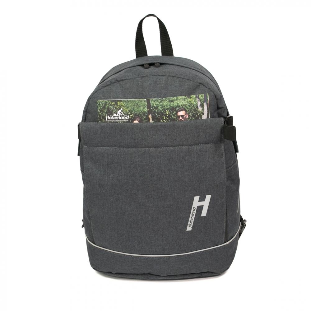 Haberland Bike-Rucksack Lucky Active Plus anthrazit - flexible Fahrrad-Rucksack-Kombination