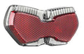 Busch&Müller Rücklicht Toplight View Plus, rotes LED Fahrradrücklicht mit Reflektor für Sicherheit.