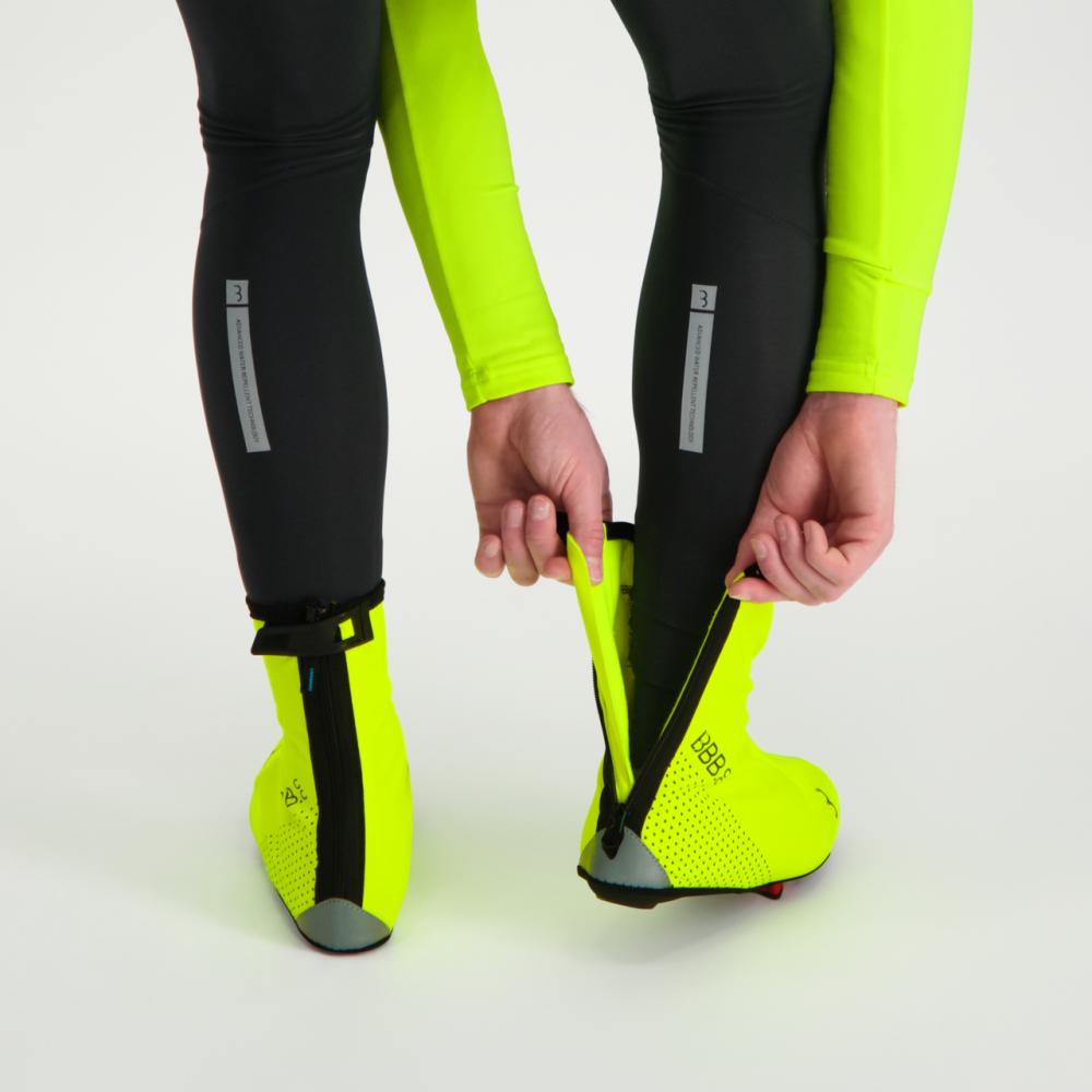 BBB Cycling BWS-23 Überschuhe WaterFlex 3.0 Größe 23 neon - wasserdichter Wetterschutz