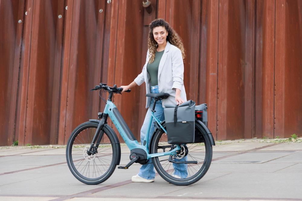 New Looxs Tasche Nyborg Double Double-Packtasche Grey/Black - viel Stauraum für Alltag und Tour