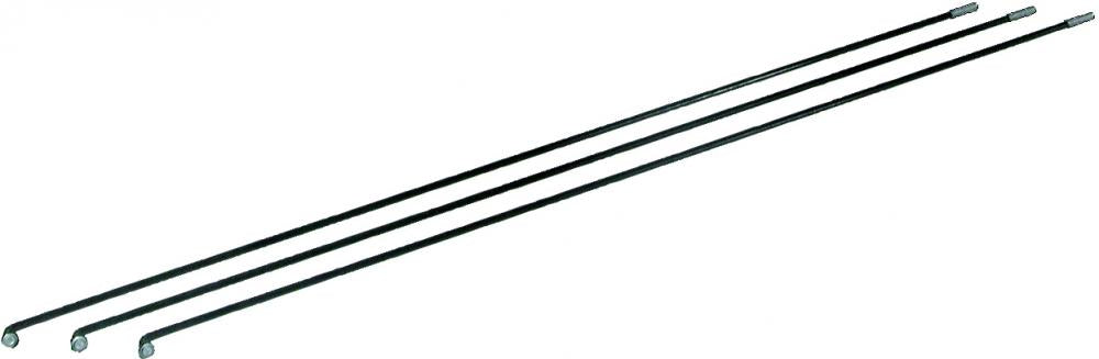 Exal SPEICHE 2MM,GLATT,SCHW,262MM,100ST 2 mm x 262 mm schwarz - stabile Laufradaufrüstung