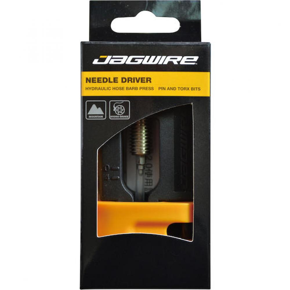 Einpresswerkzeug Sport Needle Driver - jagwire 32 Schwarz - präzises Einpresswerkzeug für Hydraulikleitungen