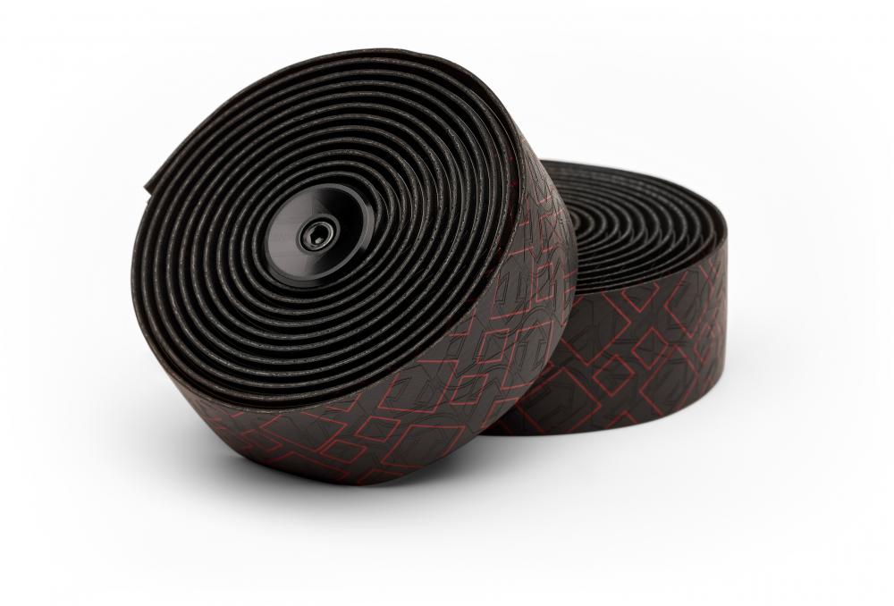 PRO Lenkerband Peaked Team, PU, 2.5mm, Einheitsgröße Schwarz-Rot - leichter Komfortgriff