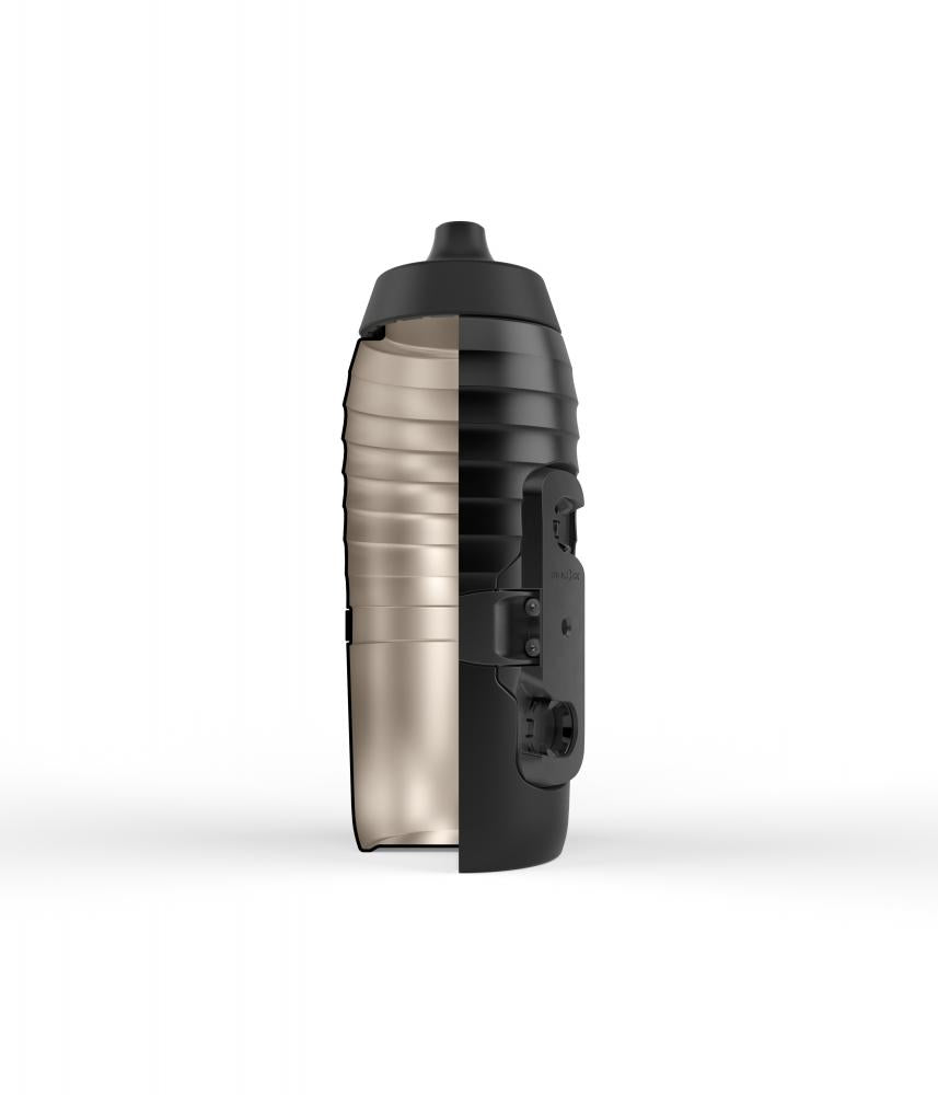 Fidlock Twist single bottle x KEEGO 600 ml Schwarz Trinkflasche einzeln