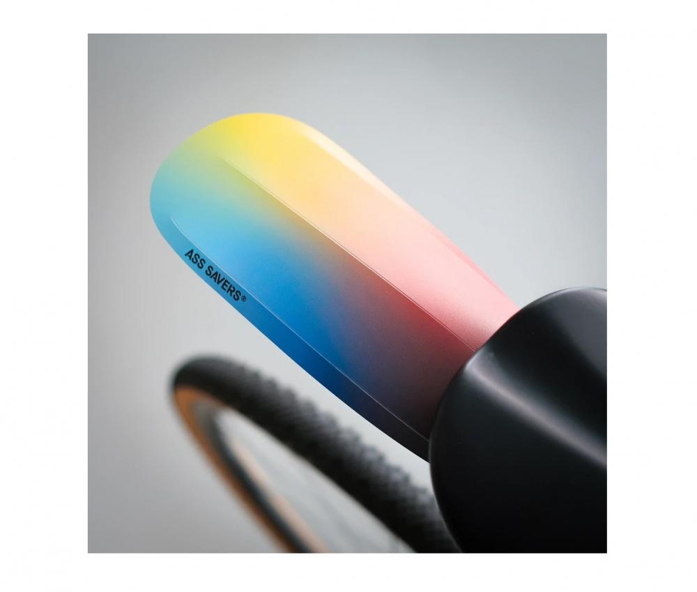 Ass Savers ASB-1 Big Spritzschutz Hinterrad flexibler Steckschutz für MTB & Gravel, extra breit für maximale Nässeabwehr, werkzeuglose Montage, schwarz