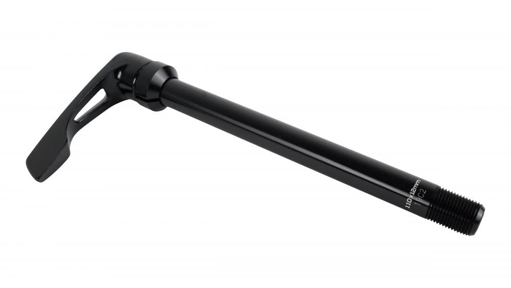 FRONT AXL FRONT - ROAD BOOST THRU-AXLE 12X110MM FIXED POSITION LEVER M12X1.0PX144MM BLACK (QR41F) - Achse