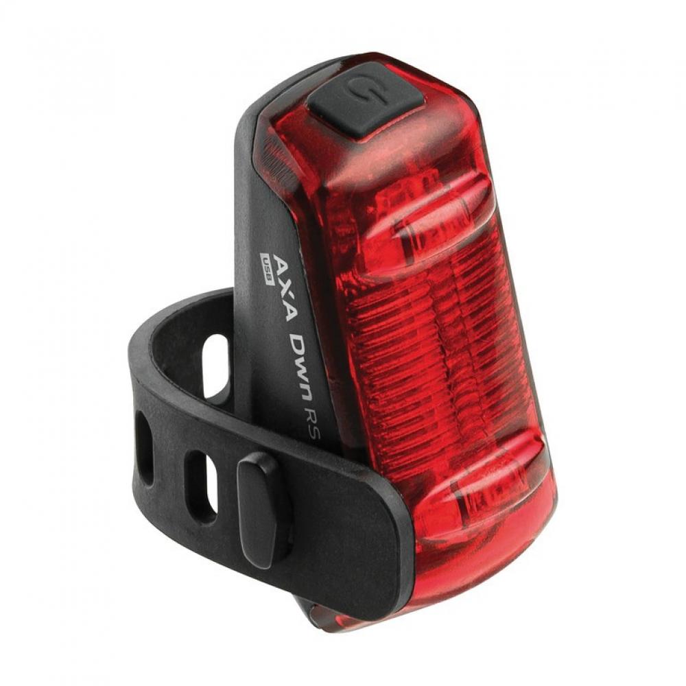 Axa DWN REAR SIGNAL Akku-Rücklicht mit Bremslichtfunktion 19 g Schwarz - Sichere Fahrradbeleuchtung