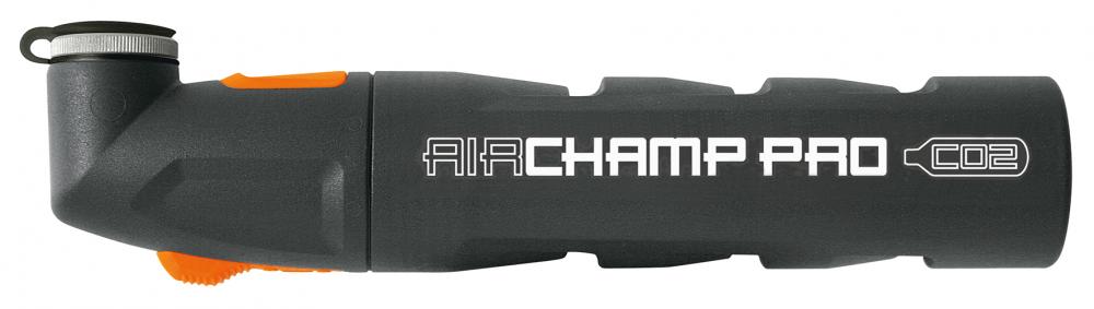 SKS Airchamp Pro CO2-Luftpumpe â leichte Einhandbedienung - für alle Ventilarten geeignet inklusive 16g CO2-Kartusche und Cliphalterung - CO2 Kartusche - Kartuschenpumpe
