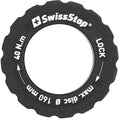 SwissStop Centerlock Lockring max 160 mm 160 Schwarz - sichere Befestigung für Bremsscheiben