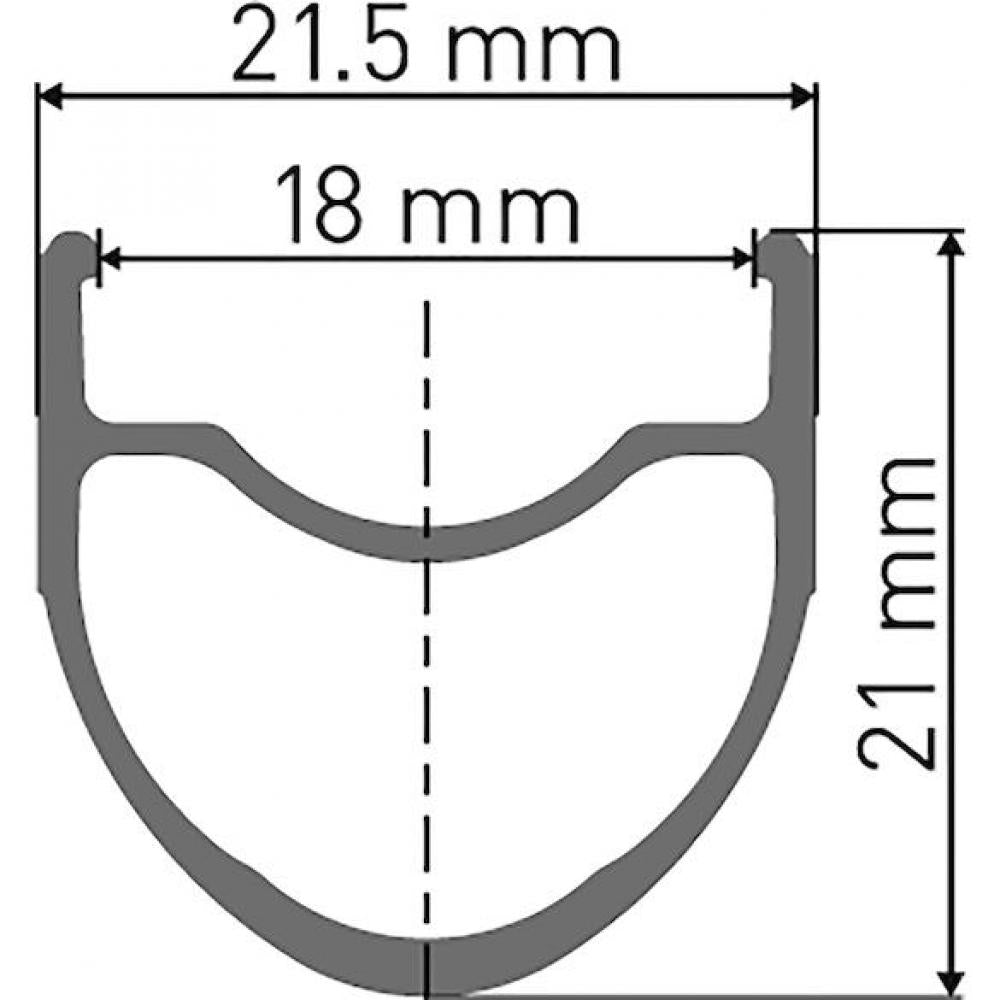 DT Swiss Felge RR 411 28"/700C 24 Loch Schwarz - leichte, steife Rennrad-Felge