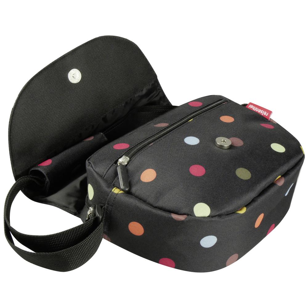 KlickFix Schultertasche Fun Bag dots Größe 25x19x8cm ohne Lenkeradapter