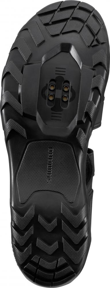 SHIMANO SD500 SPD Fahrradsandalen - Herren/Damen MTB, Größe 43, Schwarz