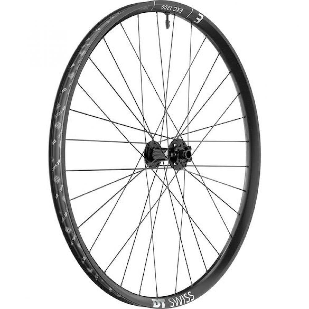 DT Swiss Laufrad EXC 1200 Classic 29" 622 x 30 mm Schwarz - Carbon-Enduro-Laufrad neueste Version