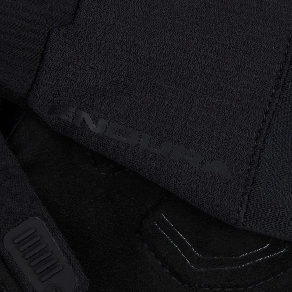 Endura Loop Mitt Radhandschuh XL, Black - Kurzfingerhandschuh mit Gelpolster, atmungsaktiv, Klettverschluss, Silikonprint