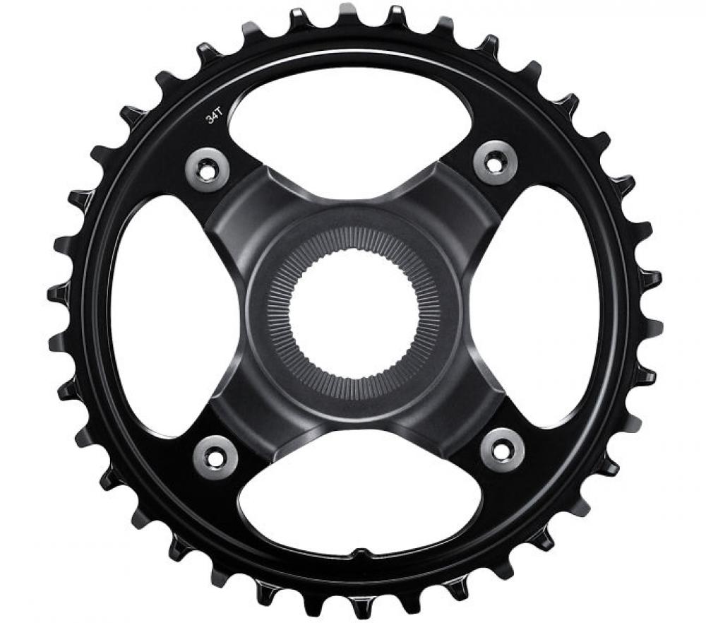 SHIMANO Kettenblatt E8000 SM-CRE80 34Z ohne KSR - Effizienter Antrieb für E-MTB und E-Trekking
