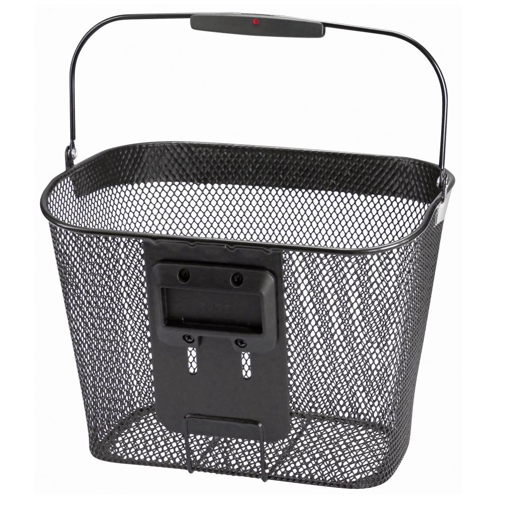 KLICKfix Fahrradkorb Uni Korb schwarz H 26 x L 25 x B 35cm