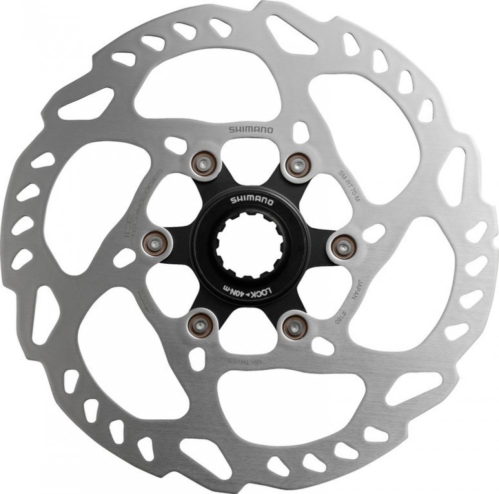 Shimano SLX Bremsscheibe SM-RT70 180mm Center Lock für starke, kontrollierte Bremsleistung.