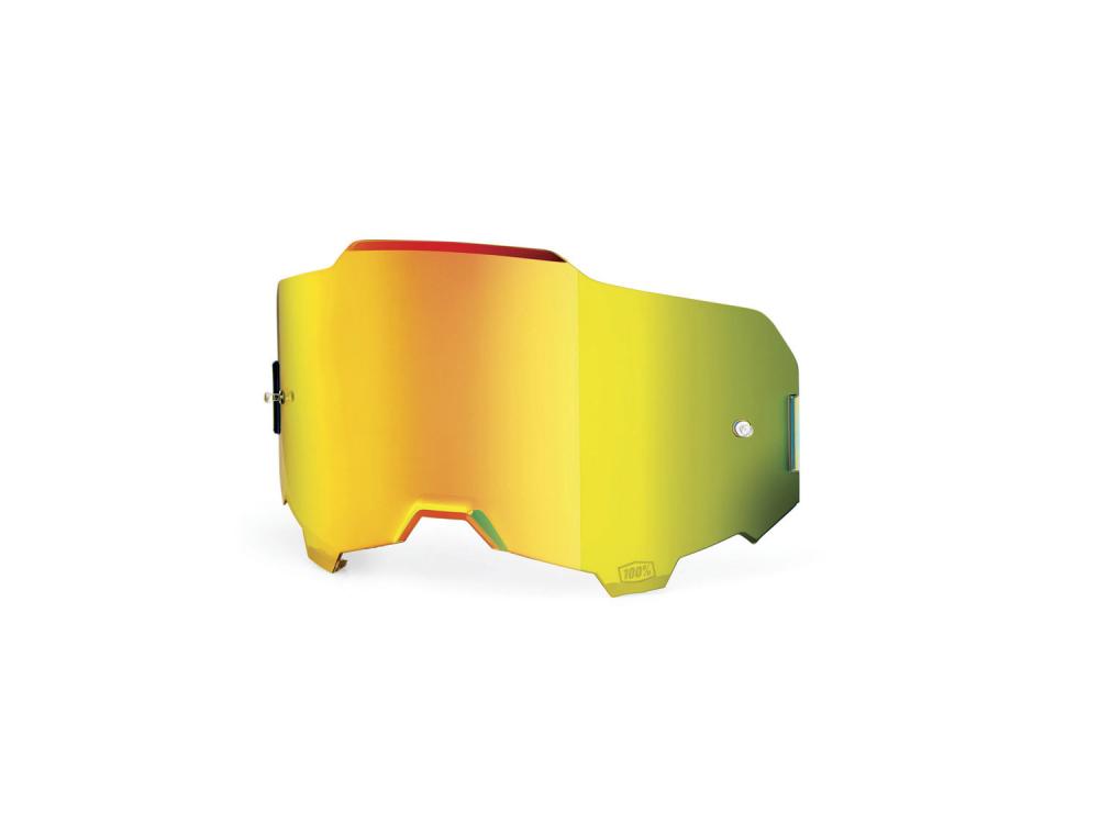 100% Armega Replacement lens - Injected Mirror unis gold - hochwertige Ersatzscheibe für klare Sicht