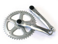 Amar Kurbelgarnitur ALU 4-KT.EINFACH 38Z. 170MM SCHW./SILBER - Kettenradgarnitur