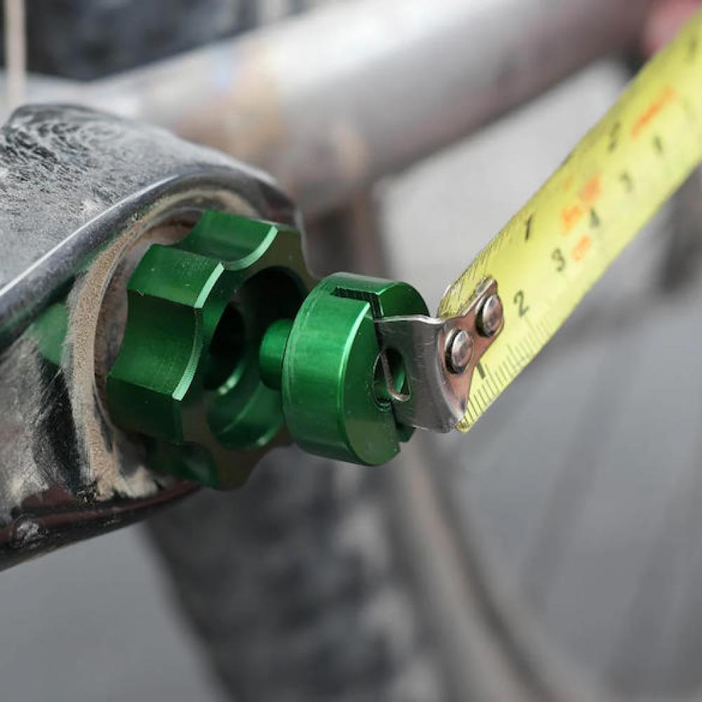 Abbey Tools Fit Kit für Sattelanpassung Standard Grün - millimetergenaue Satteljustage
