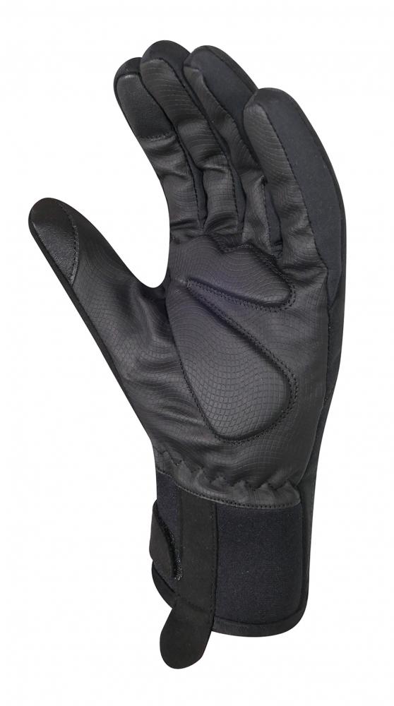 CHIBA Softshell Light - Fahrradhandschuhe schwarz, winddicht, Touchfunktion, Gr. M