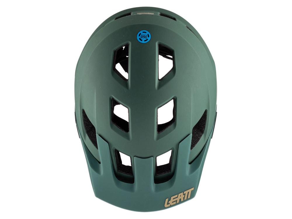 Leatt Fahrradhelm MTB All Mountain 1.0 Größe S Ivy - Trail-Helm mit 360° Schutz