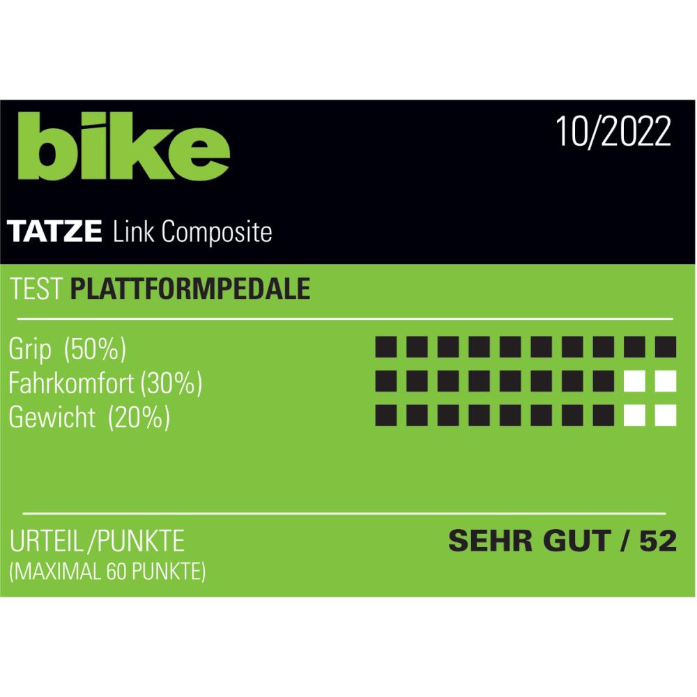 Tatze Pedal LINK Composite Plattform 10 Pins je Seite