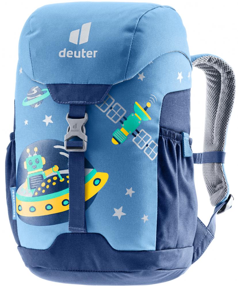 Deuter Schmusebär Kinderrucksack 8L Wave-Nightblue - Leicht & Sicher für kleine Abenteurer