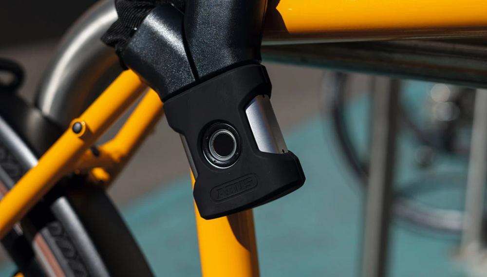 ABUS Yardo 7807F/110 Kettenschloss 110 cm Fingerabdrucksensor, Ø7 mm, Sicherheitslevel 8, IP66/IP68