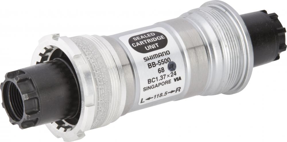 SHIMANO 105 Innenlager 68/118.5mm BSA, abgedichtete Kartuscheneinheit.