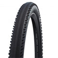 Schwalbe Hurricane Fahrradreifen schwarz 29x2.00" E-50 mit grobem Profil, auf weißem Hintergrund.