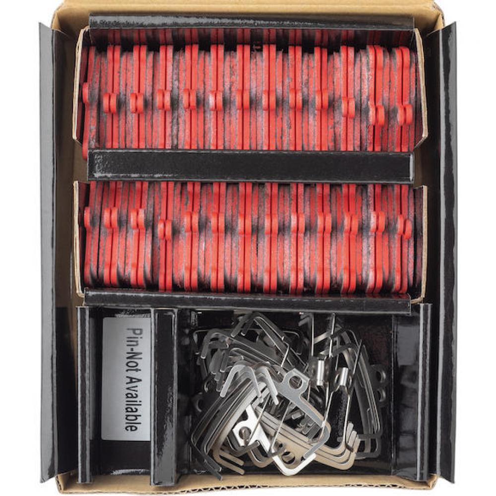 Jagwire Bremsbeläge Disc Sport Semi-Metallic Werkstattverpackung Rot - leise Allround-Bremsleistung