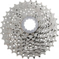 Silberne SHIMANO CLARIS CS-HG50 8-fach Kassette 11-32 Zähne für Rennrad und Fitnessbike.
