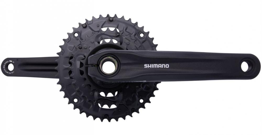 Shimano Kurbelgarnitur FC-MT210 3x9 44/32/22 Zähne 170 mm schwarz