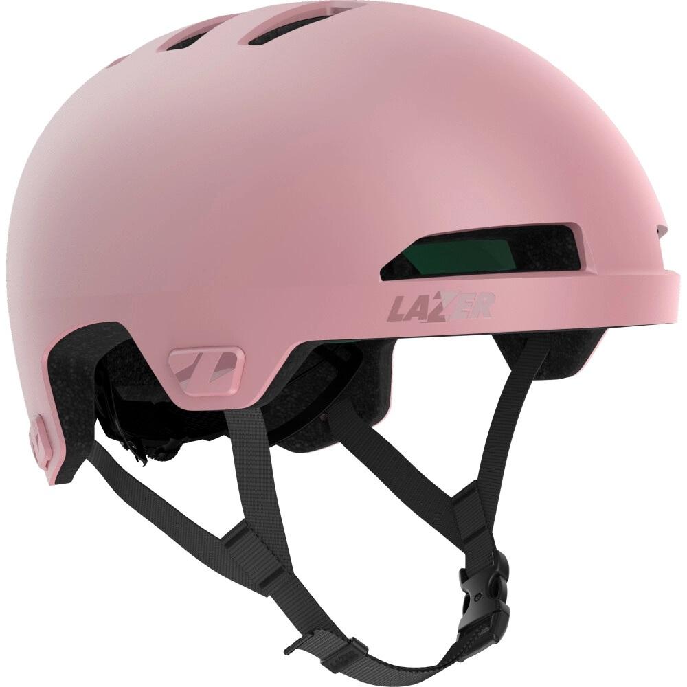 LAZER Kinder-Fahrradhelm Maze Jr KinetiCore, Nordic Pink - sicherer Urban-Helm für Kids