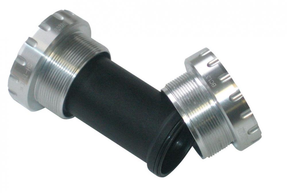 Stronglight Road Innenlager für Sram/Tru mit Keramikkugeln, silberne Schalen und schwarzer Hülse.