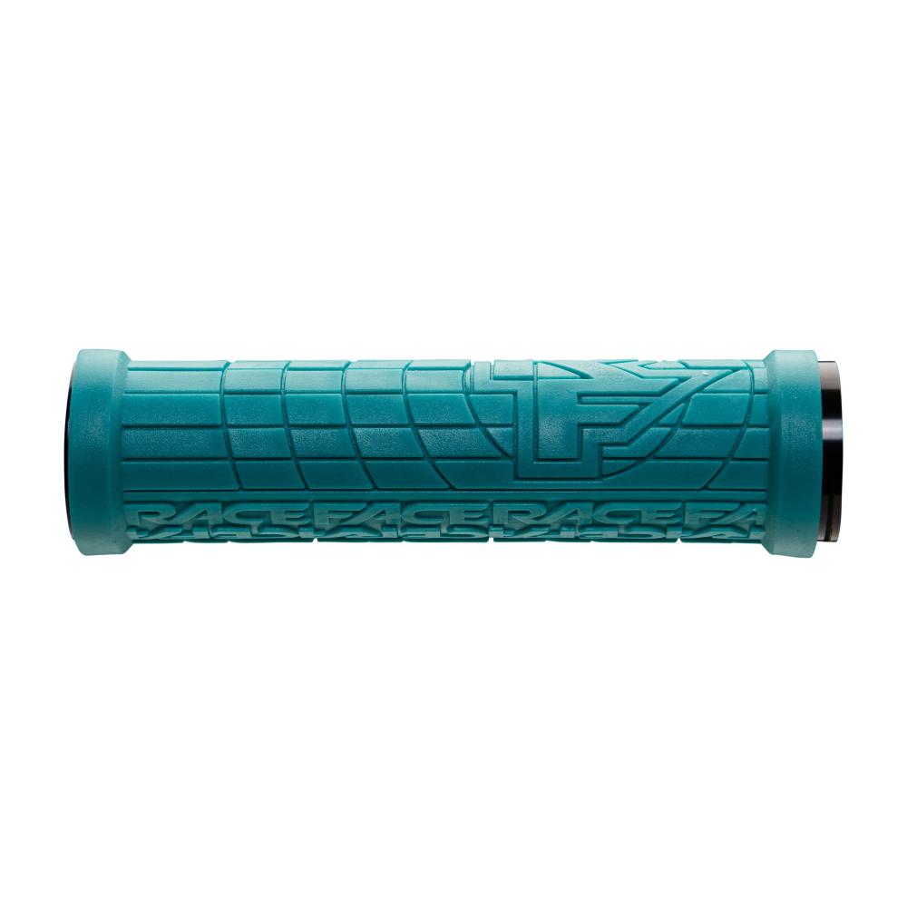 Race Face Grippler Lock-On Griff, 30mm, turquois türkis - sicherer Halt und Kontrolle