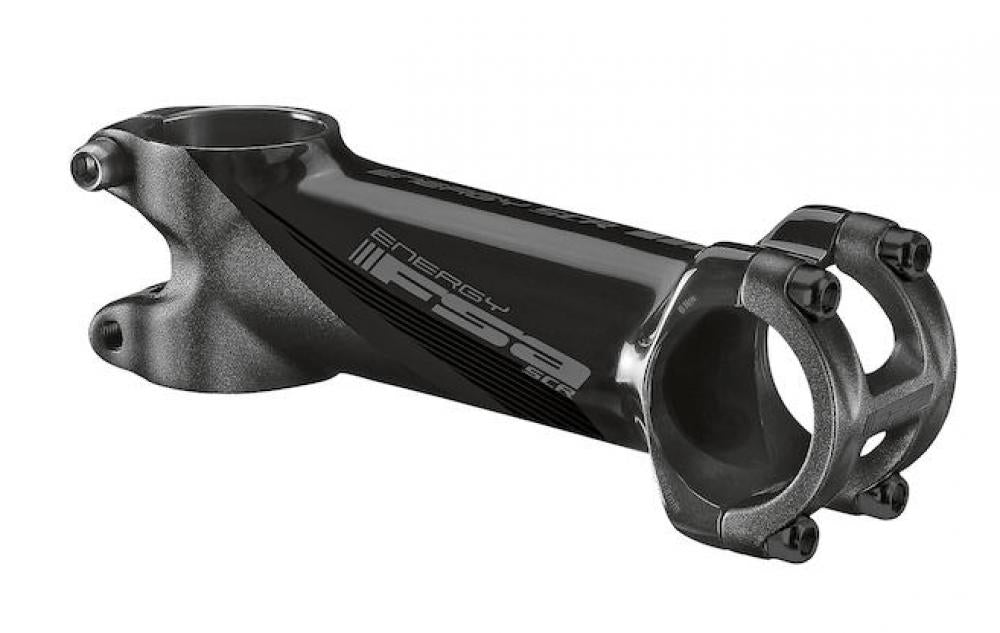 FSA Energy SCR Fahrradvorbau ±6° 31,8 × 130 mm Schwarz - Leichter Rennrad-Vorbau mit Kabelführung