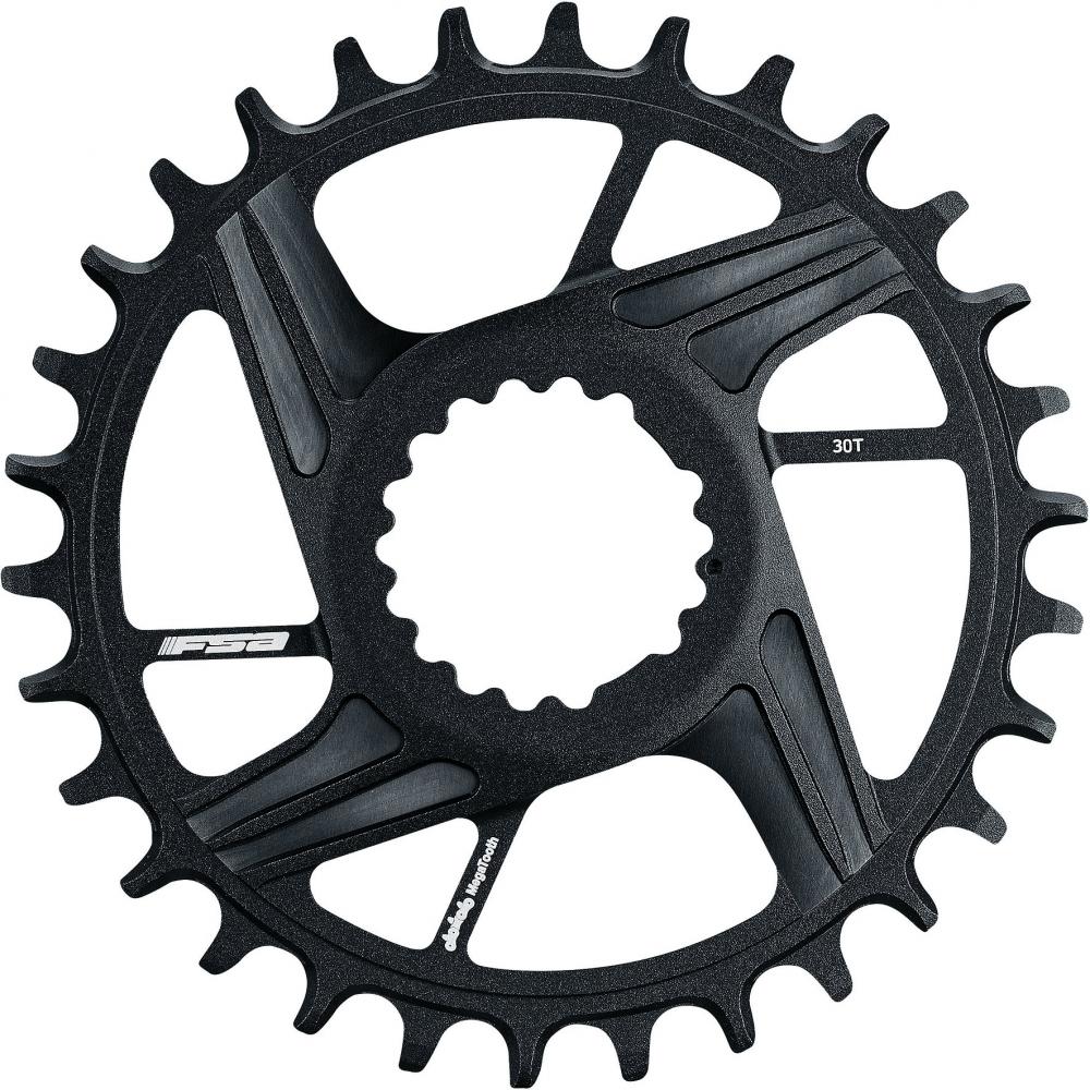 FSA Kettenblatt MTB KFX Modular Megatooth Direct Mount 34 T Schwarz - Maximaler Kettenhalt