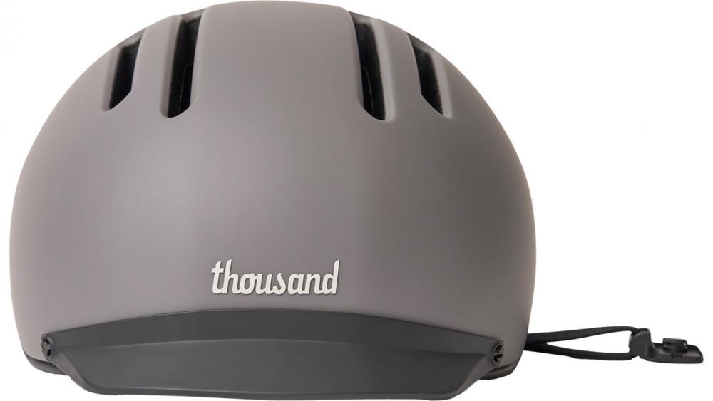 Thousand Chapter Urban Grey L MIPS - Fahrradhelm für Erwachsene, Größe L 59-62 cm, abnehmbares Visier, Magnetverschluss, integriertes Rücklicht, urbanes Design, hohe Sicherheit