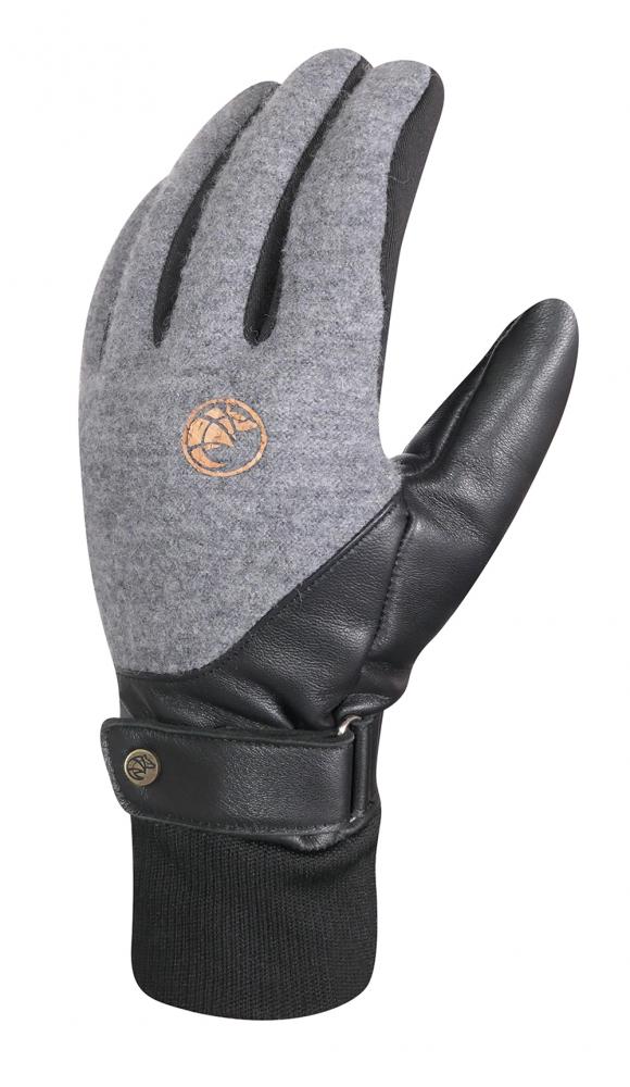 CHIBA All Natural Glove X-Warm - wasserdichte Winter-Radhandschuhe, dunkelgrau, Gr. M