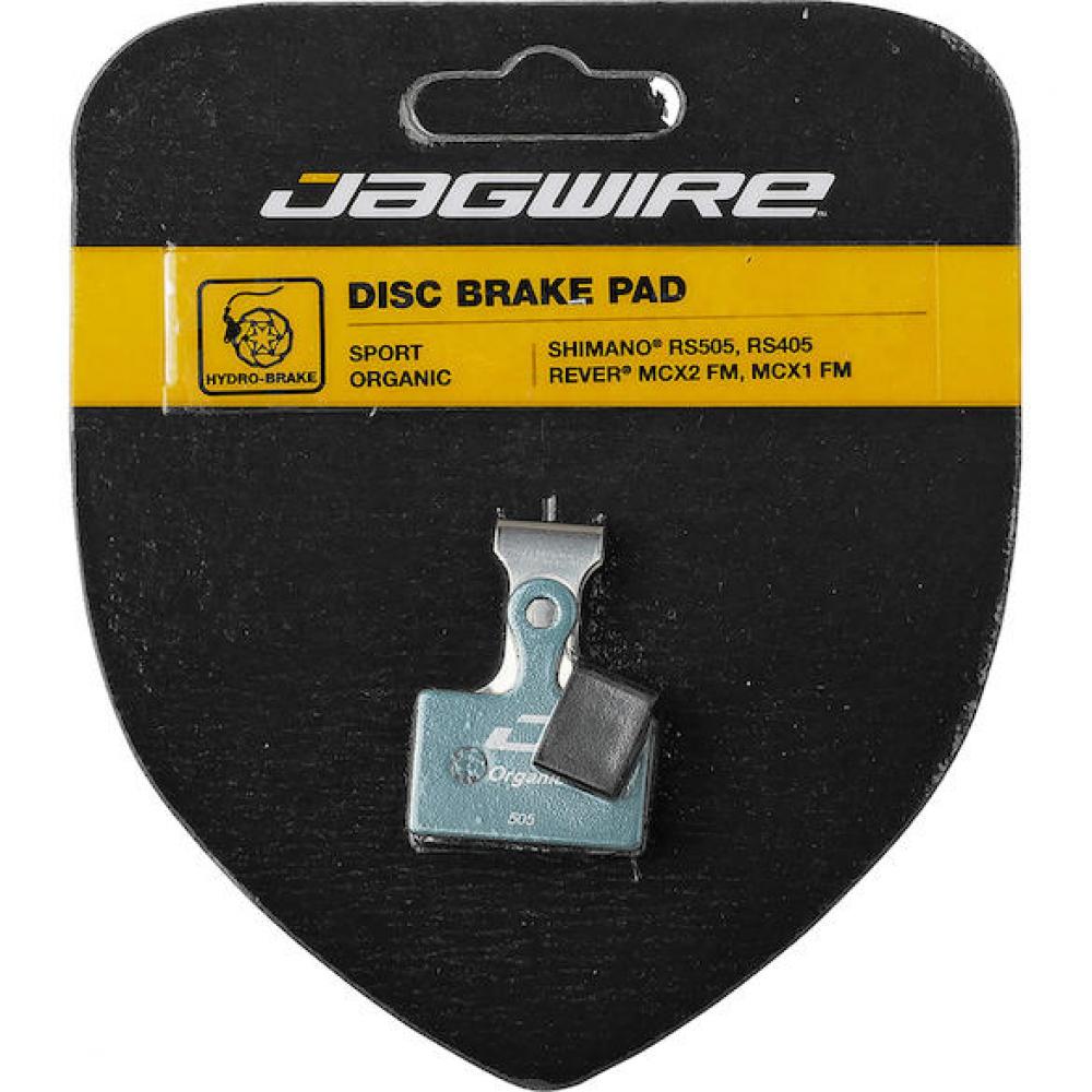Jagwire Disc Sport Organic Bremsbeläge Shimano/TRP Blau - geräuscharmes Bremsen mit Kunstharz-Mix