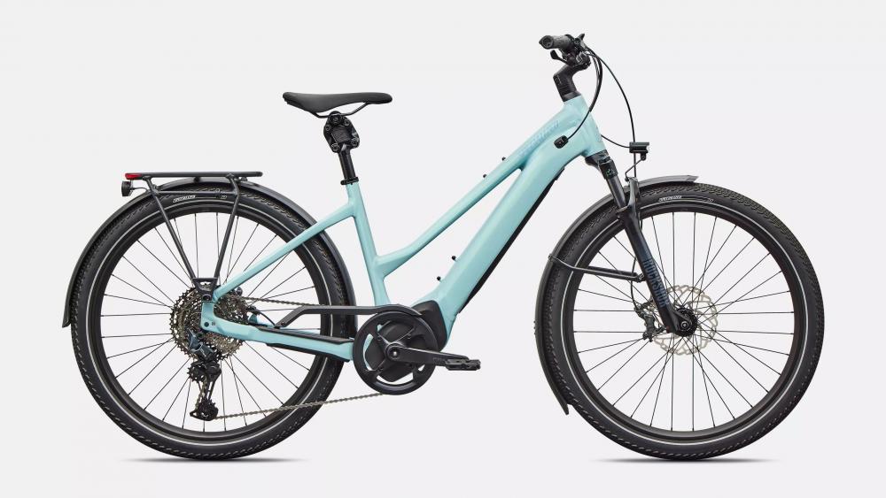 Specialized Vado 5.0 ST E-Bike - Sea/Cameleon Lips/Glacial Metal - Größe M - E-City Bike