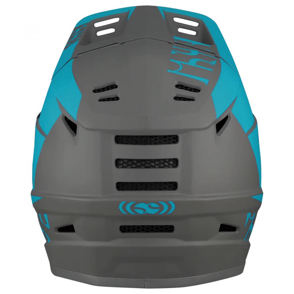 IXS Sports Division iXS XACT Evo helmet L/XL Lagoon / Graphite - sicherer Downhill Fullface-Helm