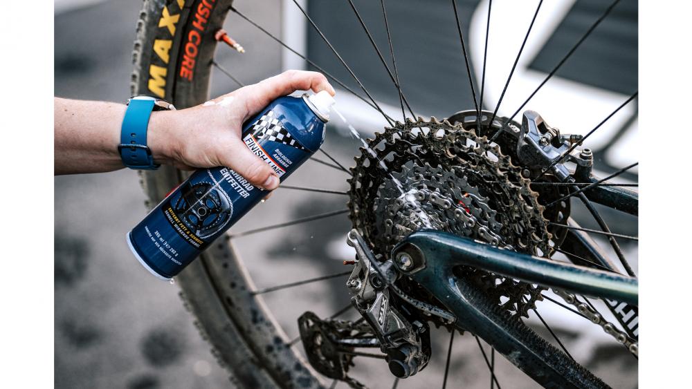 Finish Line EcoTech Entfetter 355ml, biologisch abbaubar, stark gegen Fett & Öl, sicher für O-Ringe, ideal für Kette & Antrieb, Aerosol