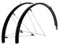 SKS Bluemels Basic 28 Zoll Schutzblech-Set, schwarz, für Fahrräder mit 28-37mm Reifen, ASR-Sicherheitssystem.
