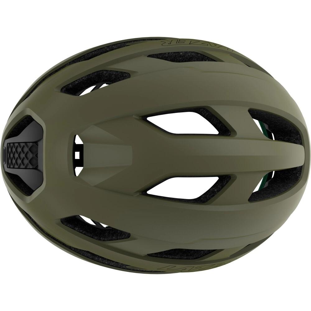 LAZER Helm Strada KinetiCore Road Matte Pine Green L (58-61 cm) - sicherer & komfortabler Rennradhelm