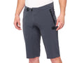 100% Celium Shorts 36" charcoal - ultraleichte All-Mountain Bike-Shorts mit 4-Wege-Stretch