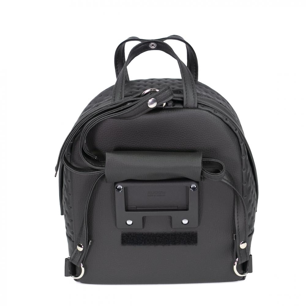 Haberland Rucksack-Lenkertasche Bella schwarz - clevere 2in1-Lösung für E-Bikes